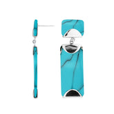 AE-1164-TQ Sterling Silver Earring With Turquoise Shell Jewelry Bali Designs Inc